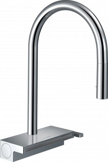 HANSGROHE Kchenarmatur Aquno Select M81 Chrom Einhebelmischer 170 mit Zugauslauf als Ausziehbrause, 3jet, sBox (73831000)