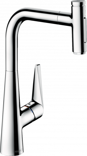 HANSGROHE Kchenarmatur Talis Select M51 Chrom Einhebelmischer 300 mit Ausziehbrause, 2jet (72823000)