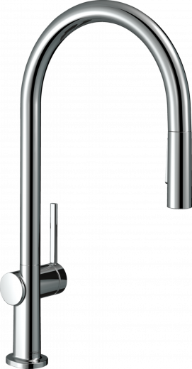 HANSGROHE Kchenarmatur Talis M54 Chrom Einhebelmischer 210 mit Ausziehbrause, 2jet (72800000)