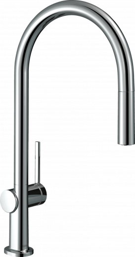 HANSGROHE Kchenarmatur Talis M54 Chrom Einhebelmischer 210 mit Ausziehauslauf, 1jet (72802000)