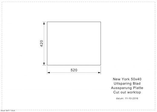 REGINOX Kchensple New York 50x40 (L) OKG Einbausple Edelstahl 3 in 1 mit Flachrand Siebkorb als Stopfenventil