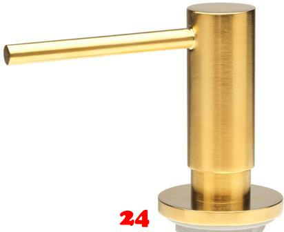 REGINOX Seifenspender Gold PVD Splmittelspender / Dispenser Goldfarben (R34828)