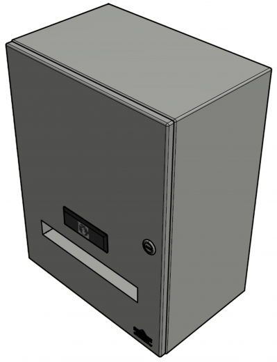 DREILICH Sirius II Papierhandtuchspender 9120400N NonTouch opto-elektronisch gesteuerte Sensorik mit Netzanschluss fr die Aufputz Wandmontage (2002040037)