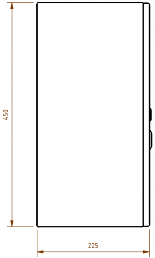 DREILICH Sirius II Papierhandtuchspender 9120400N NonTouch opto-elektronisch gesteuerte Sensorik mit Netzanschluss fr die Aufputz Wandmontage (2002040037)