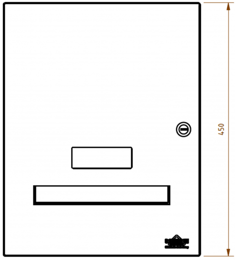 DREILICH Sirius II Papierhandtuchspender 9120400NUP NonTouch opto-elektronisch gesteuerte Sensorik mit Netzanschluss fr die Unterputz Wandmontage (2002040039)