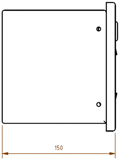 DREILICH Sirius II Papierhandtuchspender 9120106 fr die verdeckte Untertischmontage mit Zylinderschloss (2002040017)