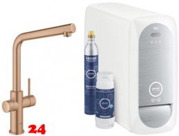 GROHE Blue Home L-Auslauf Starter Kit Spltisch-Einhebelmischer mit Filterfunktion und Khlung (31454DL1)