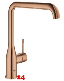 GROHE Kchenarmatur Essence Warm Sunset Einhebelmischer Kupferfarben mit Festauslauf (30505DA0)